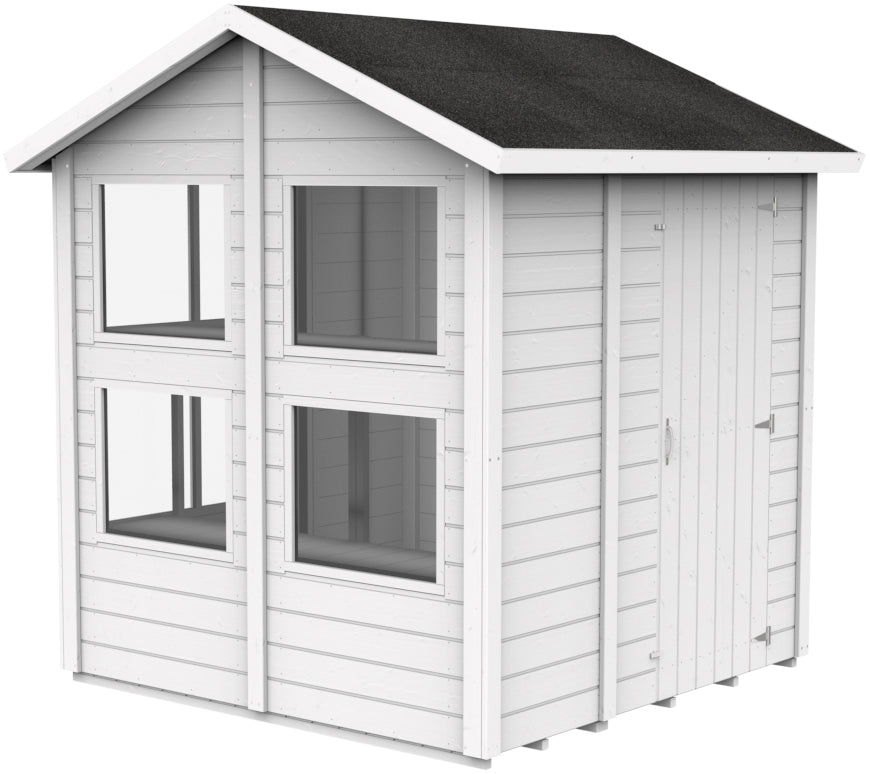 Storehaus Plantebod med saltak 186 x 186 cm