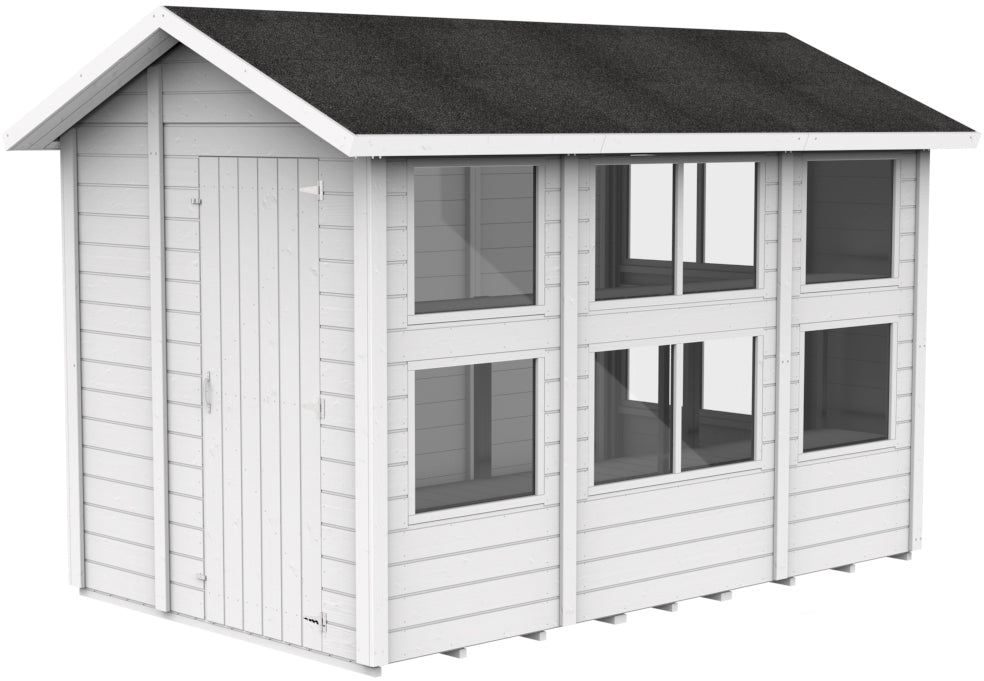 Storehaus Plantebod med saltak 306 x 186 cm