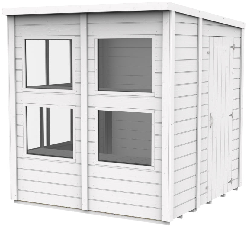 Storehaus Plantebod med pulttak 186 x 186 cm