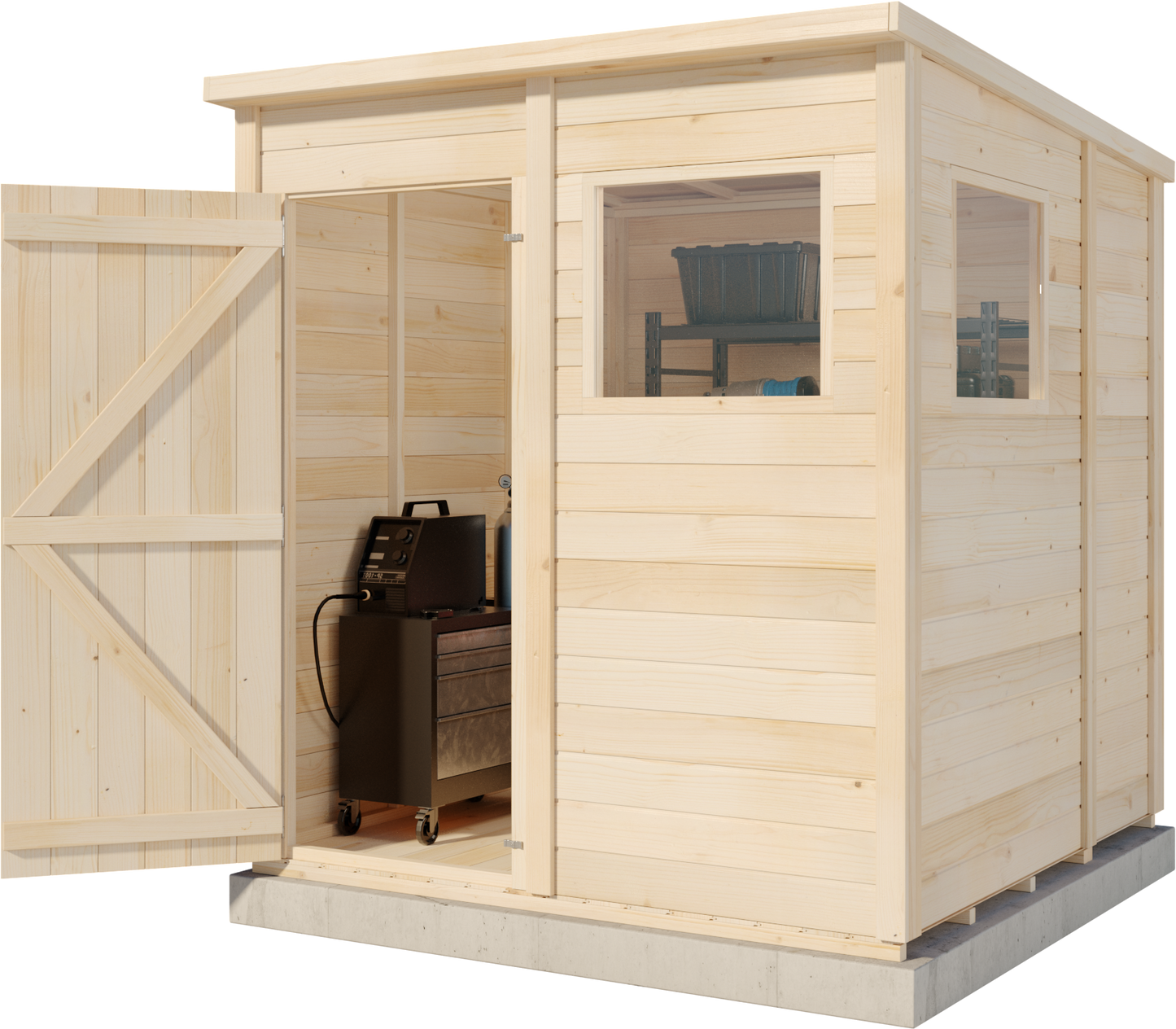 Redskapsbod Tova M Moderne