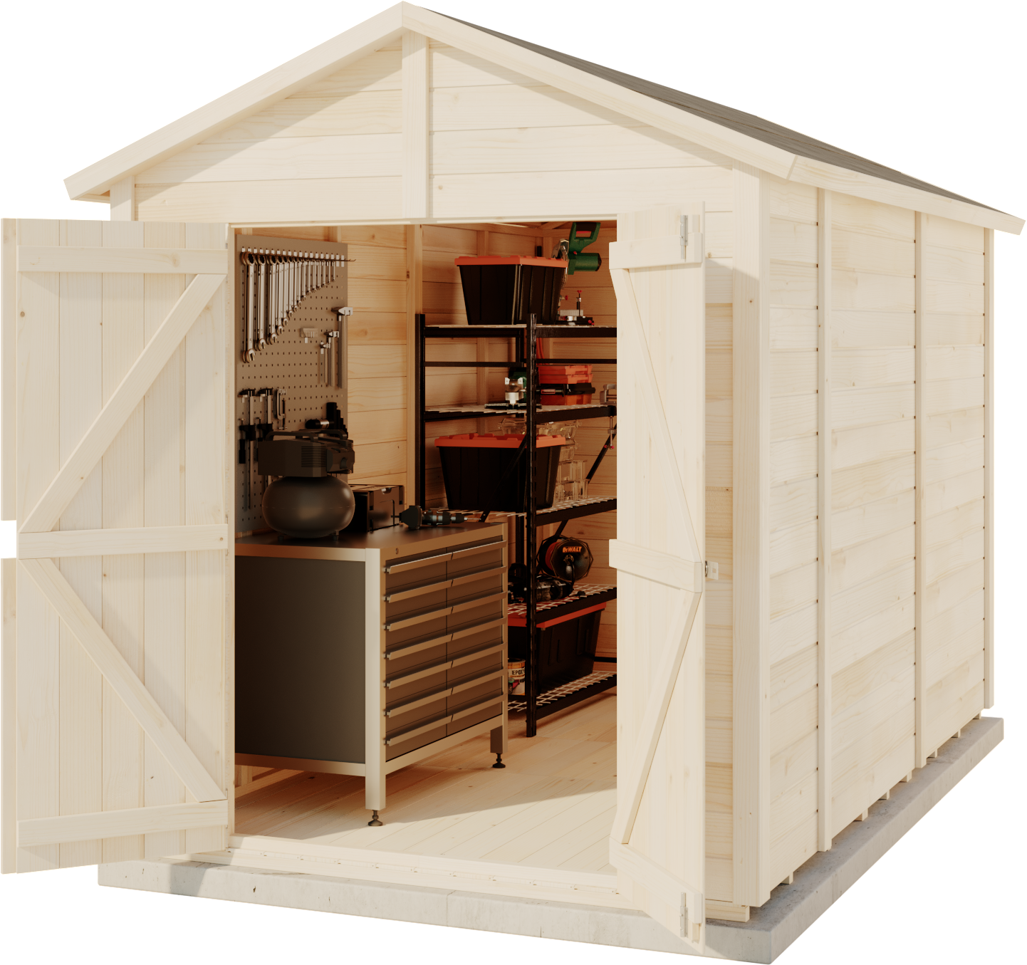 Redskapsbod Eskil XL Klassisk