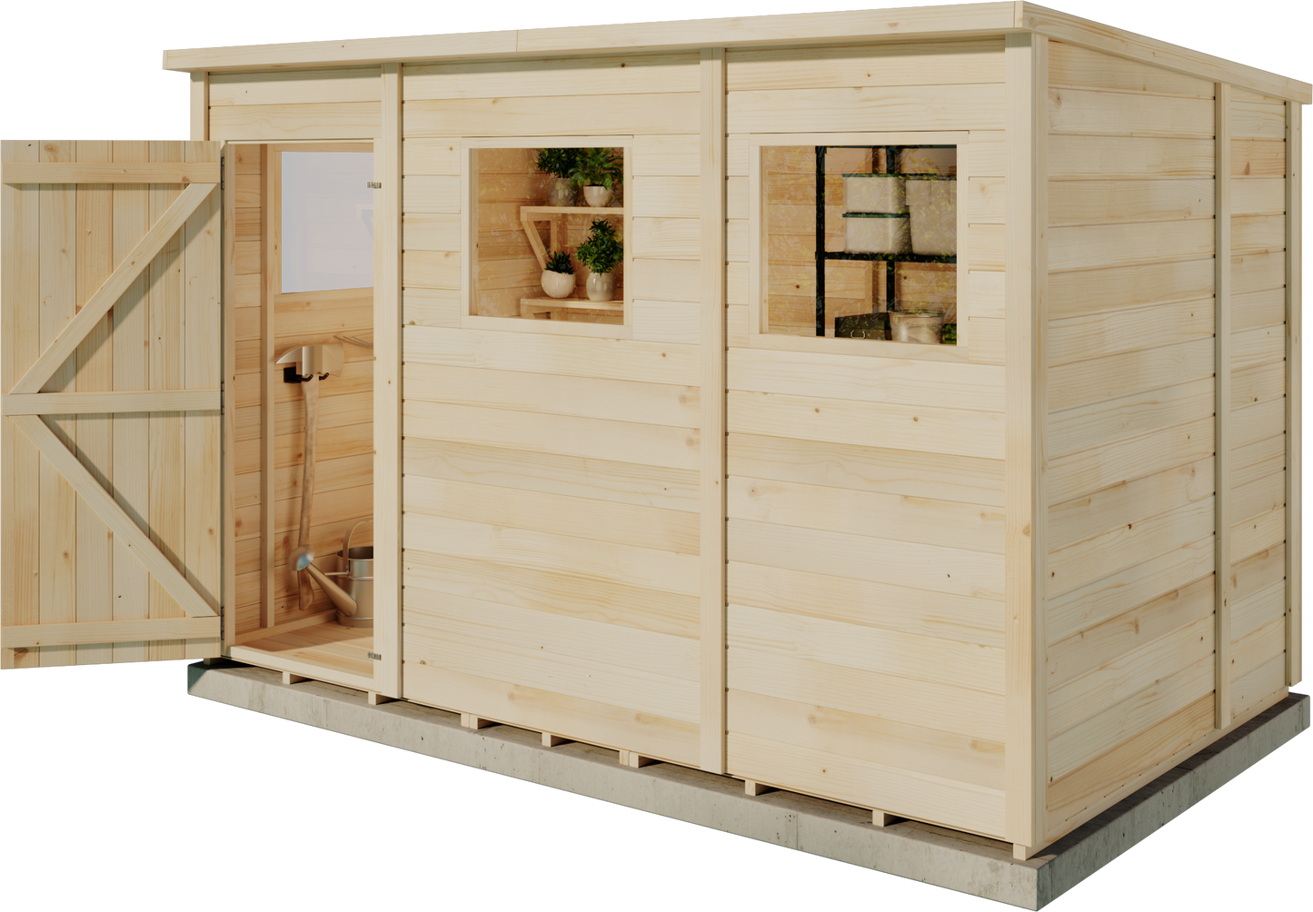 Redskapsbod Tova XL Moderne