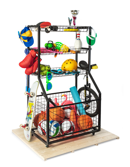 Oppbevaringshylle for sportutstyr