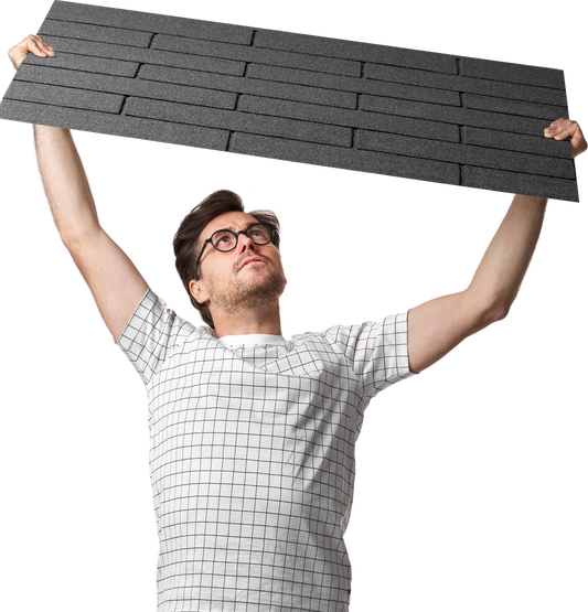 Svart takshingel 3 m²