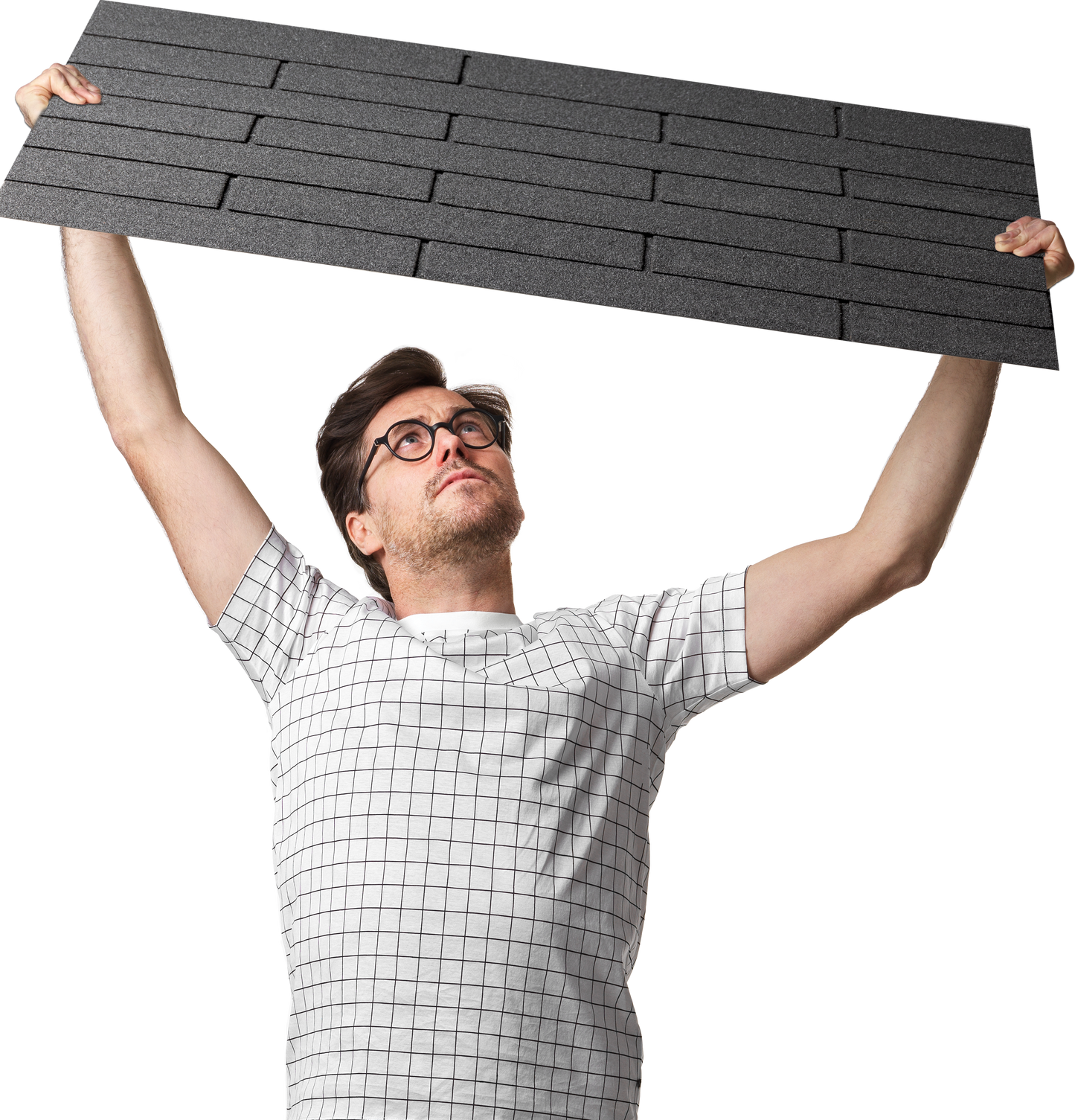 Svart takshingel 6 m²