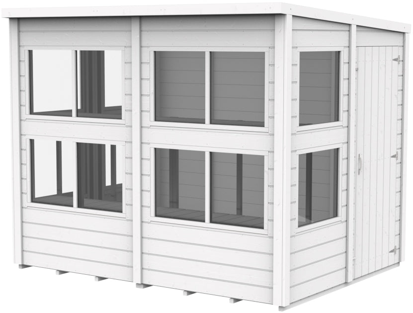 Storehaus Plantebod med pulttak 246 x 186 cm