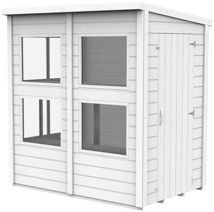 Storehaus Plantebod med pulttak 126 x 186 cm